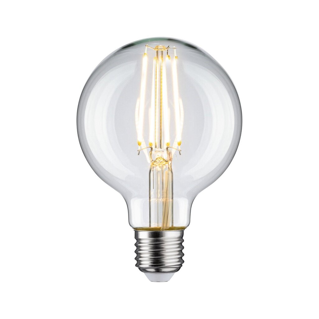 Paulmann lemputė LED Globe 80mm Filament E27 230V 806lm 7,5W 2700K Skaidrus kaina ir informacija | Elektros lemputės | pigu.lt