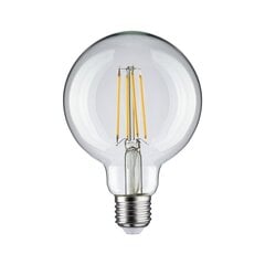 Лампа Paulmann LED Globe 95мм Filament E27 230V 806лм 7.5Вт 4000K, прозрачная цена и информация | Электрические лампы | pigu.lt