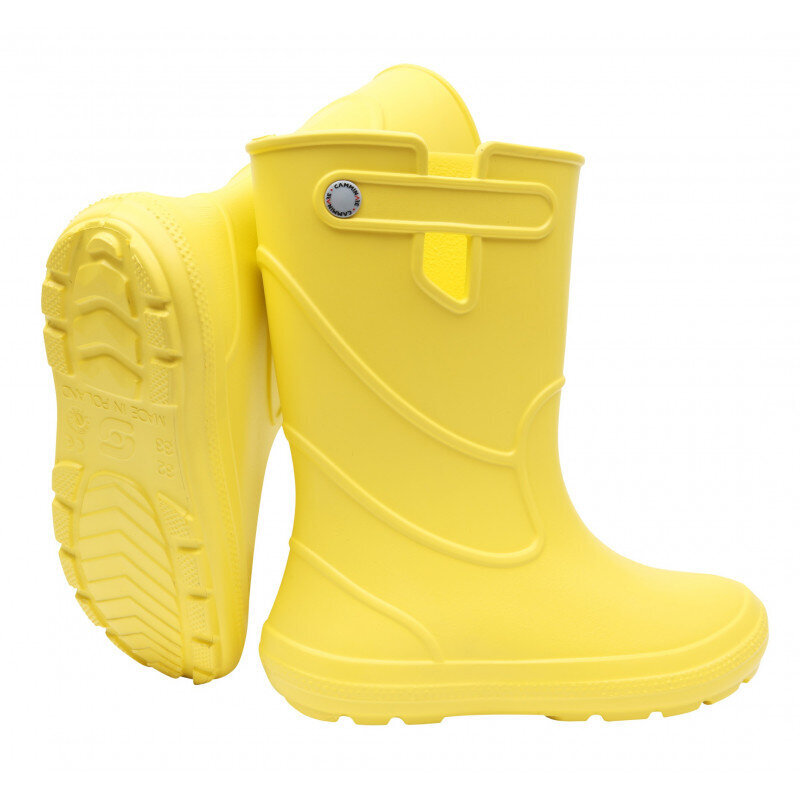 Guminiai batai vaikams Junior Yellow kaina ir informacija | Guminiai batai vaikams | pigu.lt