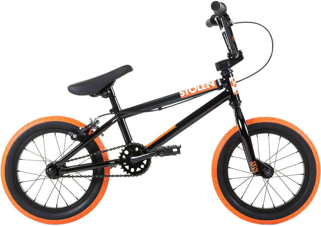 Stolen Agent 14'' 2022 BMX Freestyle dviratis, juodas цена и информация | Dviračiai | pigu.lt