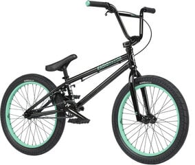 Radio Saiko 20" 2021 BMX Freestyle dviratis, juodas kaina ir informacija | Dviračiai | pigu.lt