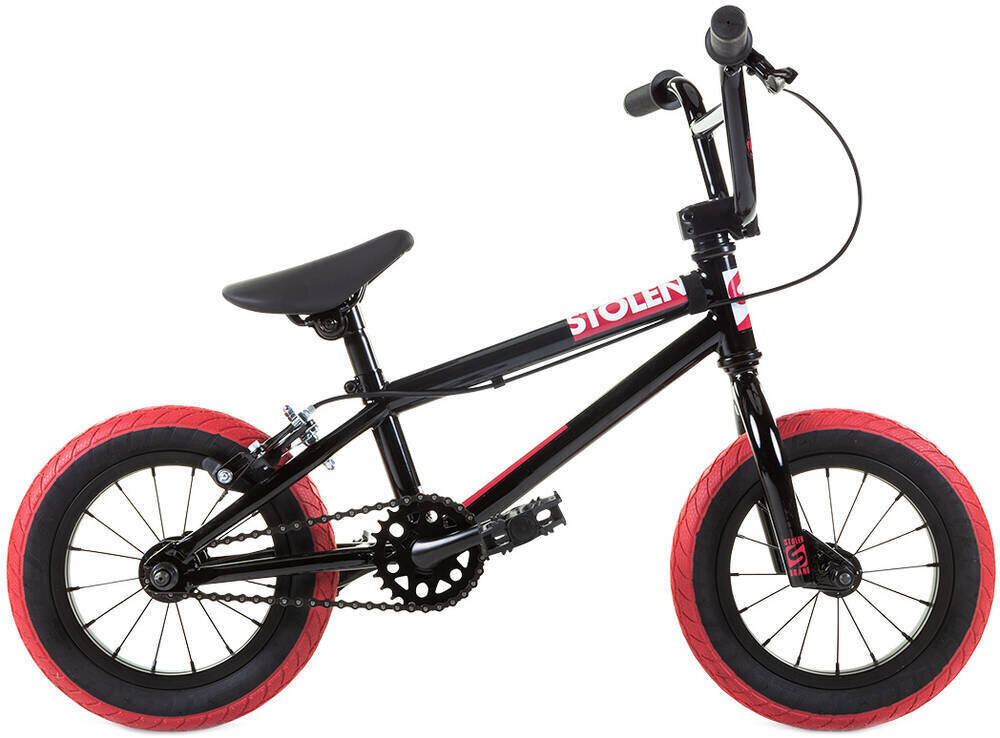 Stolen Agent 12'' 2022 BMX Freestyle dviratis, juodas kaina ir informacija | Dviračiai | pigu.lt