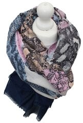 Большой широкий тонкий пляжный шарф, женский, синий цена и информация | Шарф женский | pigu.lt