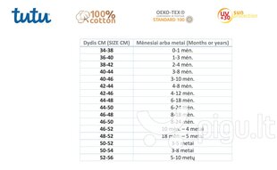 Тонкая шапочка-тюрбан для весны "TuTu".3-006077-123. цена и информация | Шапки, перчатки, шарфики для новорожденных | pigu.lt