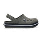 Crocs™ šlepetės vaikams Crocband Clog Kid's 207005 166250, žalios kaina ir informacija | Šlepetės, kambario avalynė vaikams | pigu.lt