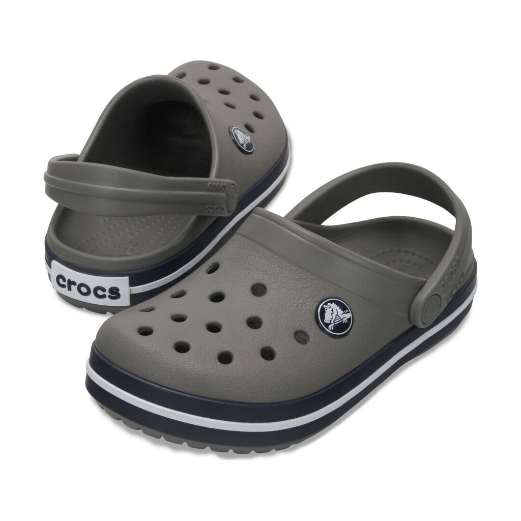 Crocs™ šlepetės vaikams Crocband Clog Kid's 207005 166250, žalios kaina ir informacija | Šlepetės, kambario avalynė vaikams | pigu.lt