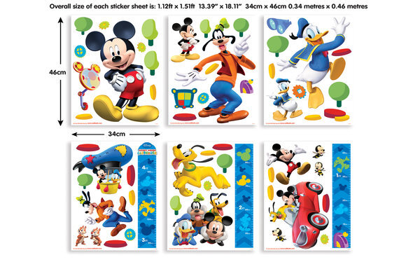 Interjero lipdukas Disney Mickey Mouse Clubhouse kaina ir informacija | Interjero lipdukai | pigu.lt