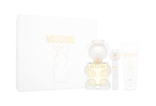 Rinkinys Moschino Toy 2: EDP moterims 100 ml + 10 ml + kūno losjonas 100 ml kaina ir informacija | Moschino Asmens higienai | pigu.lt