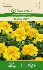 Бархатцы Lemon Drop цена и информация | Семена цветов | pigu.lt
