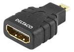 Адаптер Deltaco HDMI - микро HDMI, 4K UHD 30 Гц