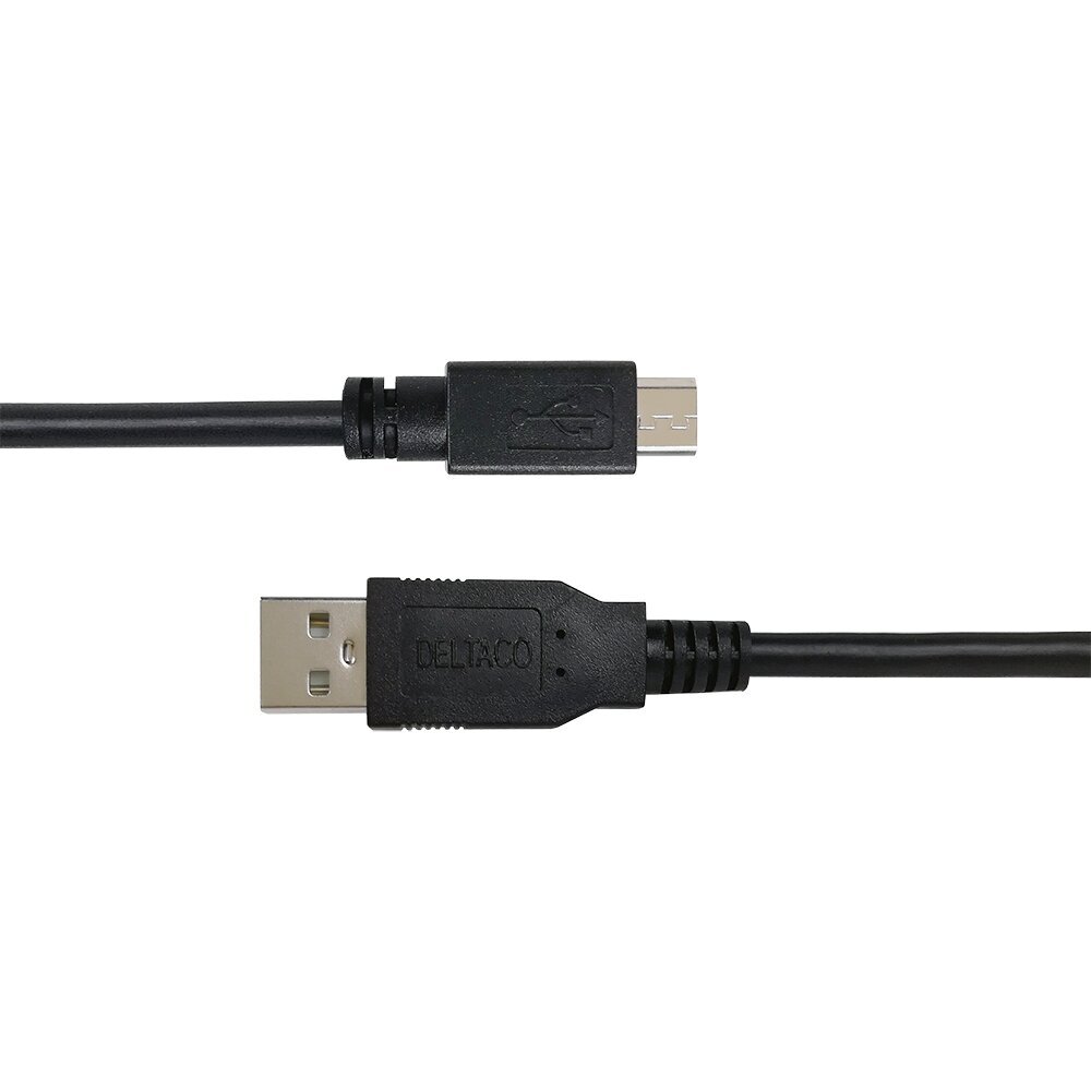 Deltaco USB-301S-K 00140008 kaina ir informacija | Laidai telefonams | pigu.lt