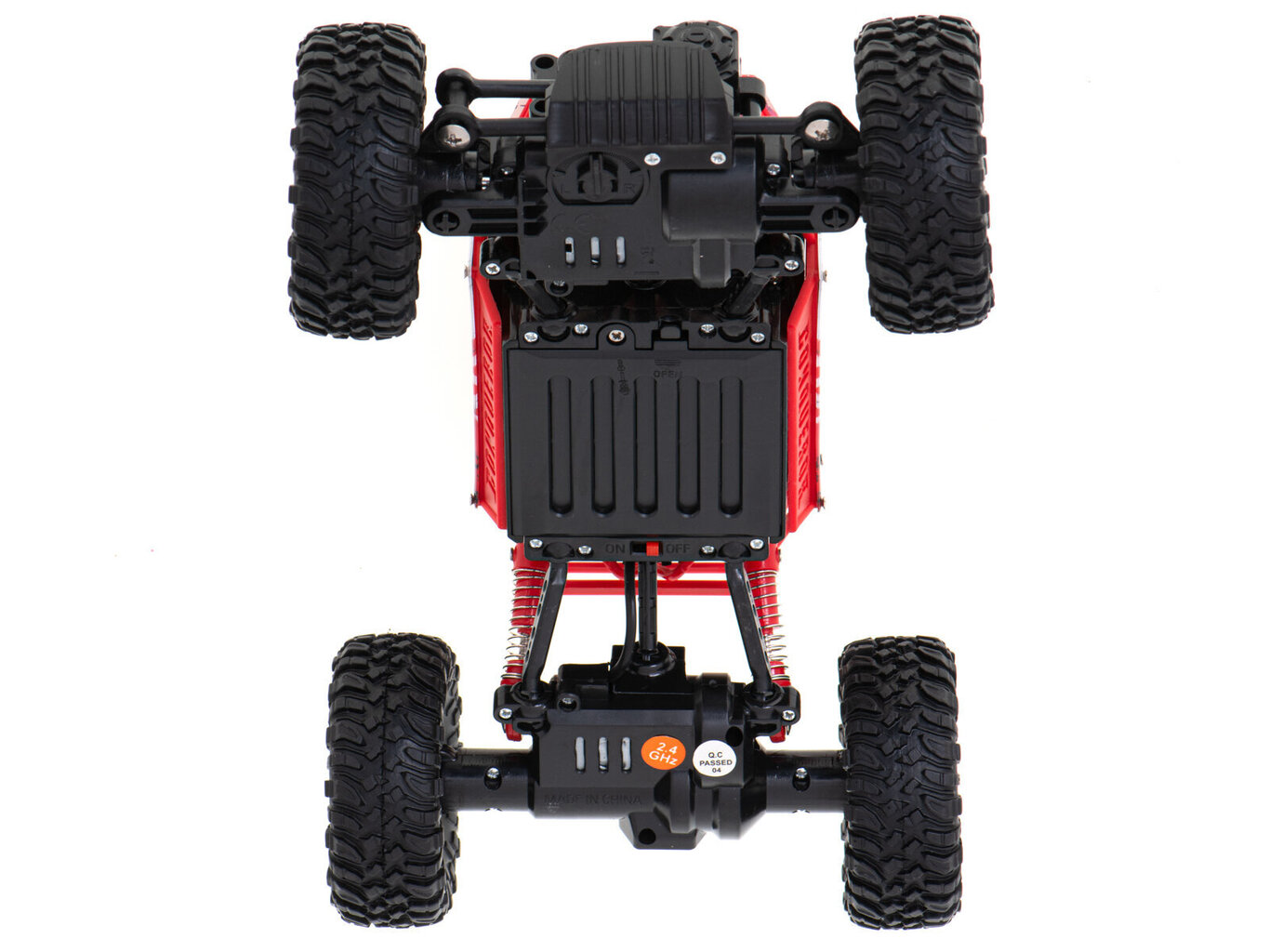 Automobilis RC Rock Crawler HB 2.4GHz 1:18 raudonas kaina ir informacija | Žaislai berniukams | pigu.lt