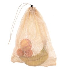 Многоразовый пакет для овощей, фруктов, сушеных грибов, 35х45 см цена и информация | Посуда для хранения еды | pigu.lt