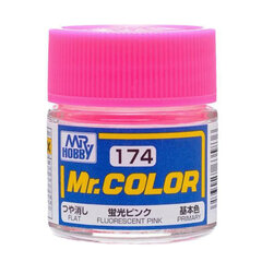 Nitro dažai Mr.Hobby Mr.Color C-174 Fluorescent Pink, 10ml kaina ir informacija | Piešimo, tapybos, lipdymo reikmenys | pigu.lt