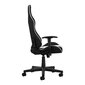 Profesionali biuro ir kompiuterinių žaidimų kėdė, juoda/balta kaina ir informacija | Biuro kėdės | pigu.lt