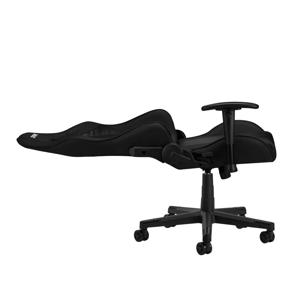 Profesionali biuro ir kompiuterinių žaidimų kėdė, juoda/pilka kaina ir informacija | Biuro kėdės | pigu.lt
