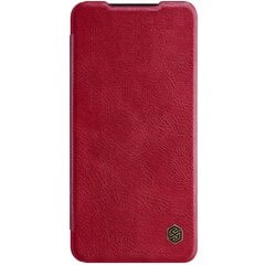 Nillkin Qin Book PRO dėklas skirtas Samsung Galaxy S22 Ultra, raudona kaina ir informacija | Telefono dėklai | pigu.lt