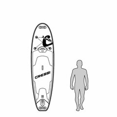 Paddle Surf Cressi-Sub Fluid 10,2”.NA021020 цена и информация | SUP доски, водные лыжи, водные аттракционы | pigu.lt