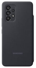 EF-EA536PBE Samsung S-View чехол for Galaxy A53 5G Black цена и информация | Чехлы для телефонов | pigu.lt