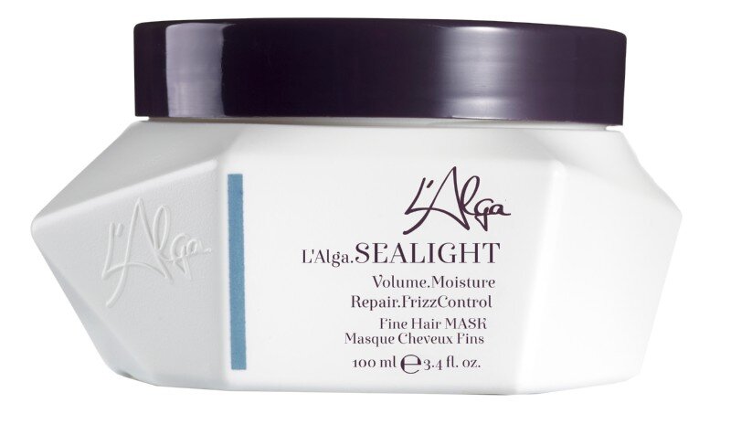 Apimties suteikianti kaukė plaukams L'Alga Sealight Mask, ploniems plaukams, 100 ml цена и информация | Priemonės plaukų stiprinimui | pigu.lt