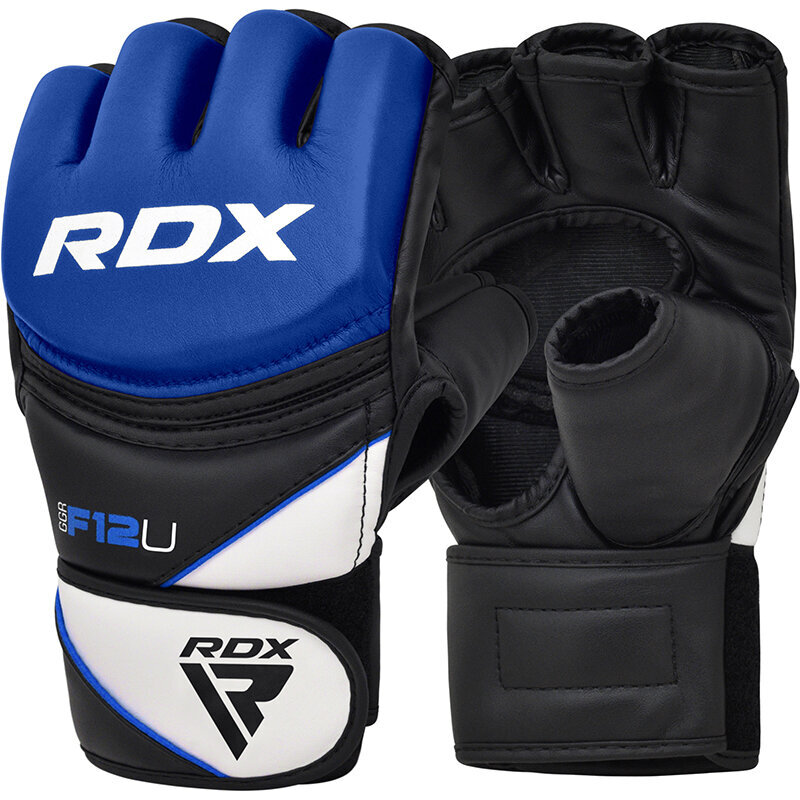 Bokso pirštinės treniruotėms RDX MMA F12, mėlynos kaina ir informacija | Kovos menai | pigu.lt