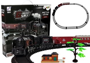 Metalinis traukinys su bėgiais ir kitais priedais, 103cm kaina ir informacija | Žaislai berniukams | pigu.lt