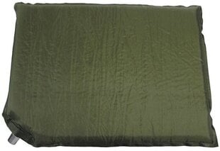 Savaime prisipučiantis kilimėlis sėdėjimui BasicNature Olive, 40x30 cm, žalias цена и информация | Туристические матрасы и коврики | pigu.lt