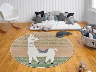 Hanse Home vaikiškas kilimas Alpaca Dolly, rudai žalias, 80 cm kaina ir informacija | Kilimai | pigu.lt