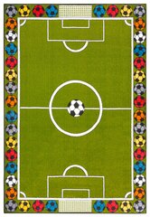 Детский ковер Hanse Home Football Stadium, зеленый, 80x150 см цена и информация | Ковры | pigu.lt