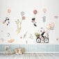 Vaikiškas sienų lipdukas Žvėreliai su balionais цена и информация | Interjero lipdukai | pigu.lt