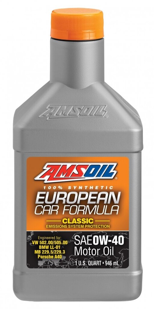 Alyva AMSOIL European Car Formula 0W-40 Classic ESP Synthetic Motor Oil 0.946ml (EFOQT) kaina ir informacija | Variklinės alyvos | pigu.lt