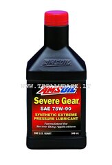 Alyva AMSOIL Severe Gear® SAE 75W-90 Synthetic Gear Lube 0.946ml (SVGQT) kaina ir informacija | Variklinės alyvos | pigu.lt