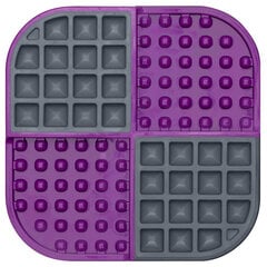 LickiMat lėto valgymo ir laižymo kilimėlis Slomo, violetinis цена и информация | Миски, ящики для корма | pigu.lt