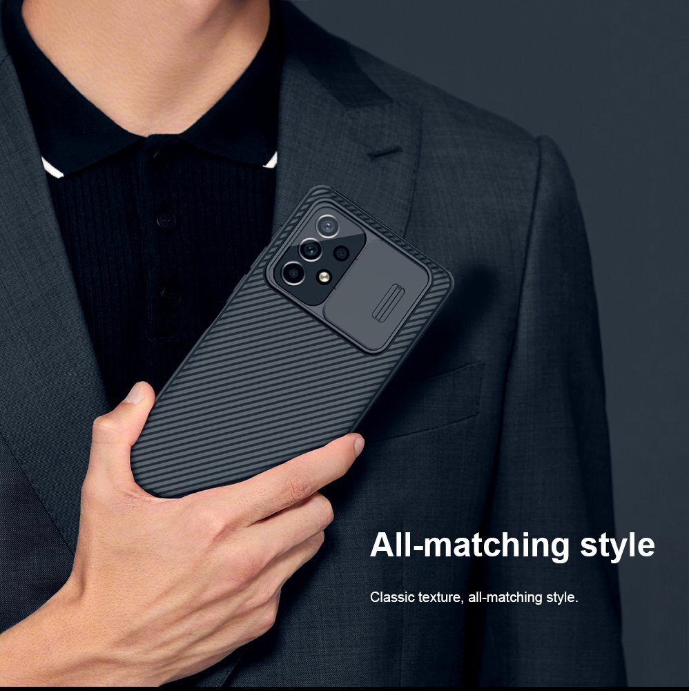 Dėklas Nillkin skirtas Samsung Galaxy A53 5G, juoda kaina ir informacija | Telefono dėklai | pigu.lt