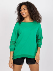 Женская блуза на каждый день, зеленая  цена и информация | Женские блузки, рубашки | pigu.lt