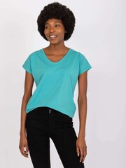 Marškinėliai moterims Variant 62557, mėlyni kaina ir informacija | Marškinėliai moterims | pigu.lt