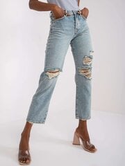 Женские джинсы из денима, ярко-синие  цена и информация | Джинсы для женщин | pigu.lt