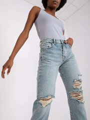 Женские джинсы из денима, ярко-синие  цена и информация | Джинсы для женщин | pigu.lt