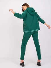 Женский темно-зеленый комплект Casual цена и информация | Женские костюмы | pigu.lt