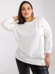 блузка цвета экрю из хлопка больших размеров brigitte цена и информация | Женские блузки, рубашки | pigu.lt