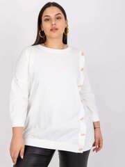 блузка цвета экрю из хлопка больших размеров brigitte цена и информация | Женские блузки, рубашки | pigu.lt