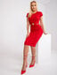 Suknelė moterims 65145, raudona цена и информация | Suknelės | pigu.lt