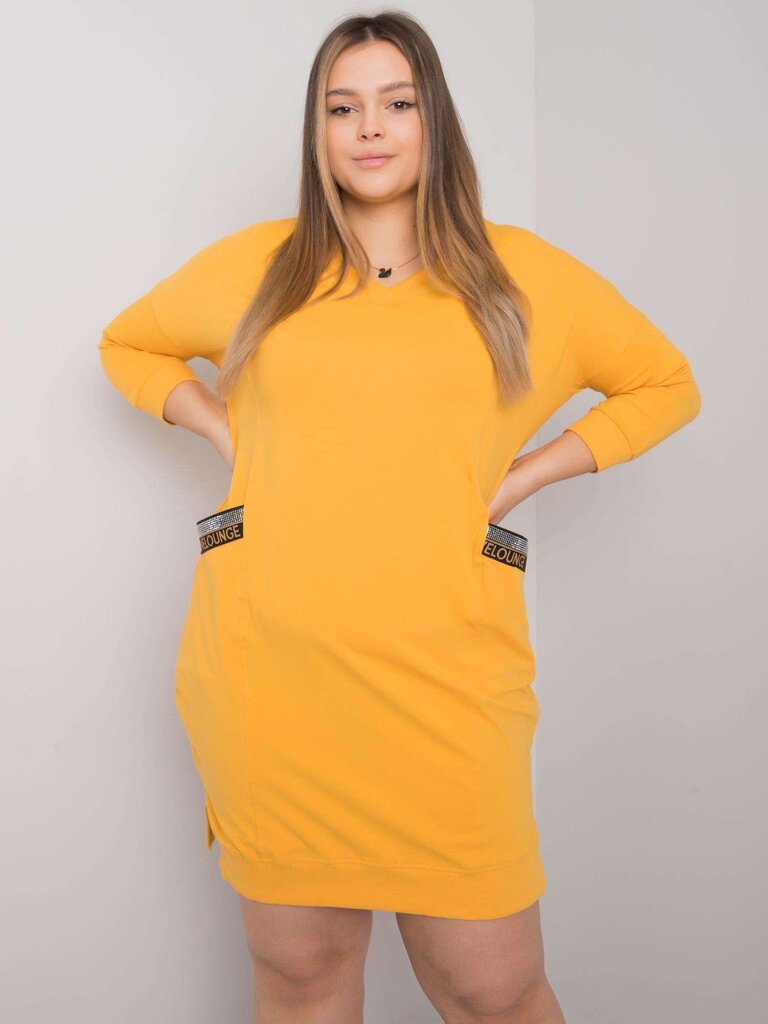 Suknelė moterims Variant 73499, geltonos spalvos kaina ir informacija | Suknelės | pigu.lt