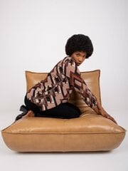 коричнево-бежевая блузка с принтом вирджиния цена и информация | Женские блузки, рубашки | pigu.lt