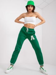 Женские спортивные штаны, темно-зеленые цена и информация | Спортивная одежда для женщин | pigu.lt