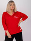 Palaidinė moterims 75314, raudona цена и информация | Palaidinės, marškiniai moterims | pigu.lt