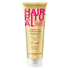 Šampūnas Dermacol Hair Ritual Grow Effect & Super Blonde Shampoo, 250 ml цена и информация | Шампуни | pigu.lt