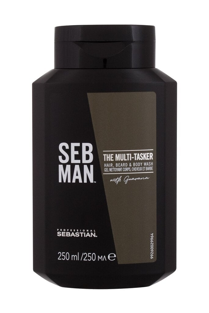 Plaukų, barzdos ir kūno prausiklis SEB MAN Multitasker 250ml kaina ir informacija | Šampūnai | pigu.lt
