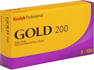 Kodak Professional Gold 200-120x5 kaina ir informacija | Priedai fotoaparatams | pigu.lt