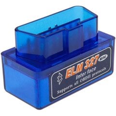 OBD II беспроводной bluetooth автомобильный диагностический разъем ELM mini цена и информация | Автопринадлежности | pigu.lt